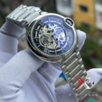 Cartier Ballon Blue Style Skeleton Automatic Watch – Premium Mechanical Elegance - Image 7