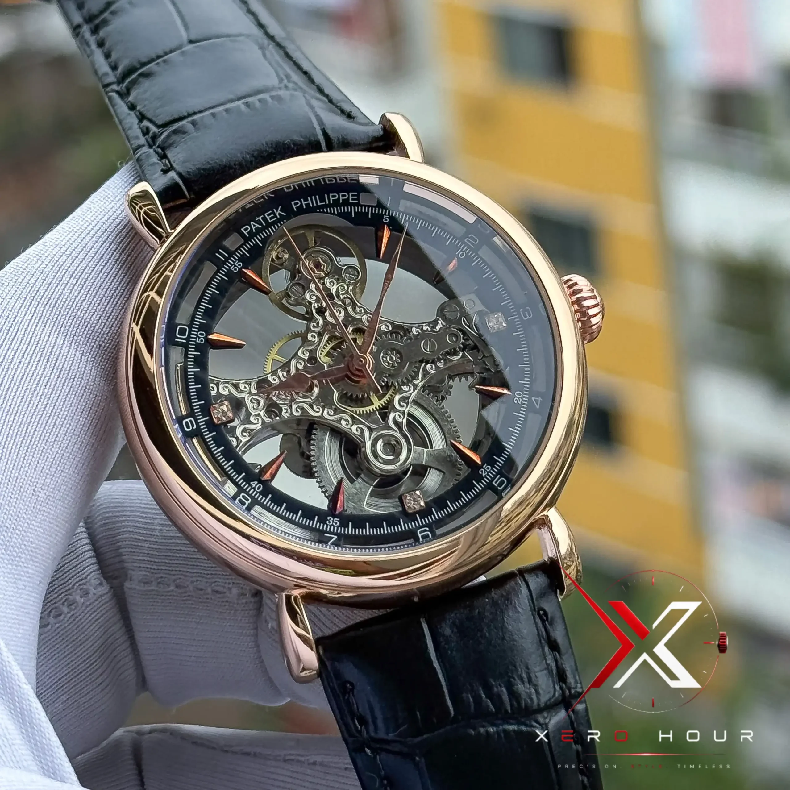 IMG_7758_result Patek Inspired Skeleton Trasnparent Watch – Premium Design | Small Automatic movement - Image 1