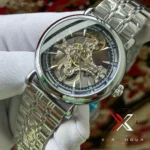 Patek Inspired Skeleton Trasnparent Watch – Premium Design | Small Automatic Chain edition - Image 7