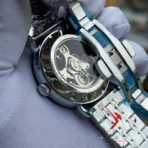 Patek Inspired Skeleton Trasnparent Watch – Premium Design | Small Automatic Chain edition - Image 2