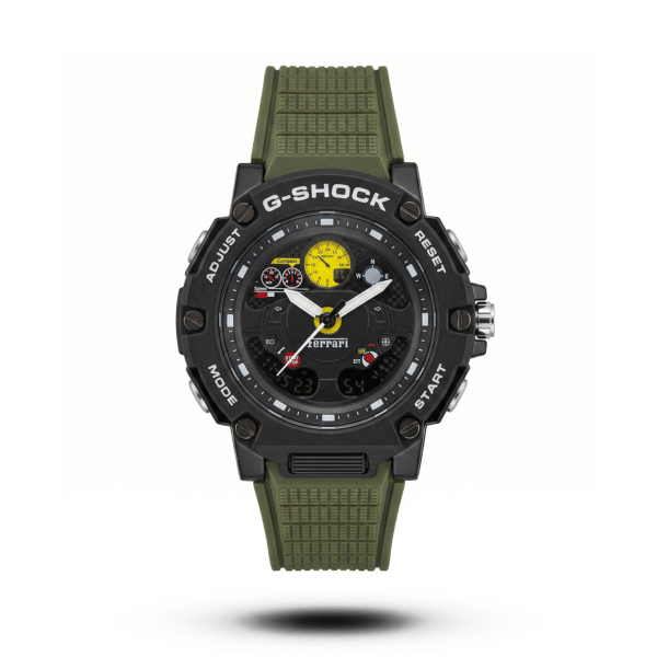 G-Shock-Style Ironhavoc Sentinel – Black Dial – Olive Strap