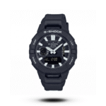 G-Shock-Style Stormvault Commander – Black & White Accent Bezel Black Strap