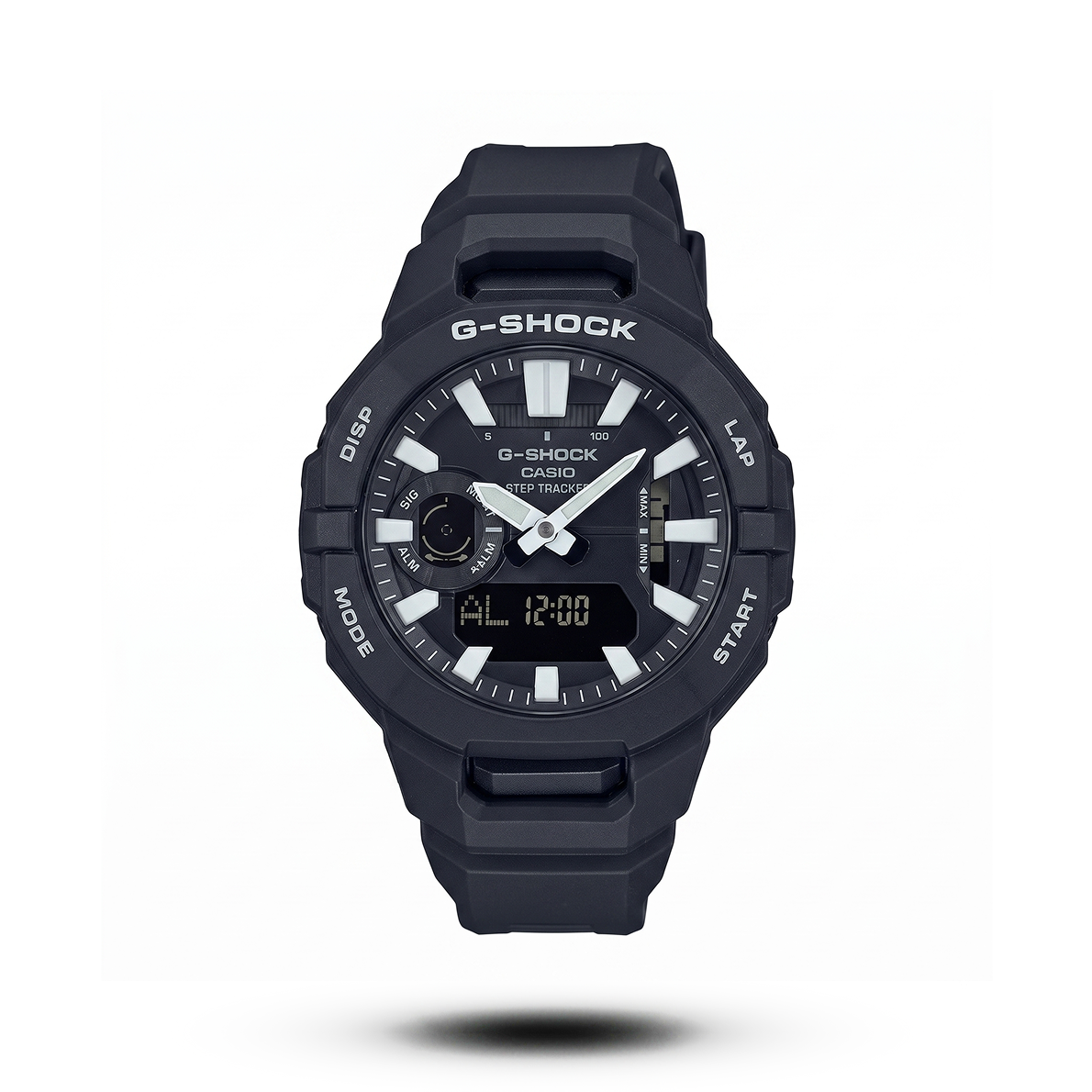 original-7.png G-Shock-Style Stormvault Commander – Black & White Accent Bezel Black Strap - Image 1