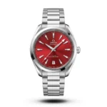 Omega-Style Seamaster Aqua Terra Shades Red Dial Men's Watch