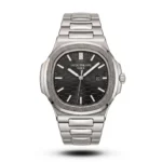 Patek Philippe Nautilus Honeycomb black Dial Metal Watch | AA Grade Inspired