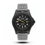 Breitling Avenger Seawolf Carbon Dial Grey Rubber Strap Watch