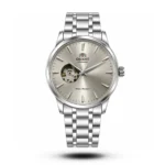 Orient-Style Open-Heart Automatic Grey Dial Watch
