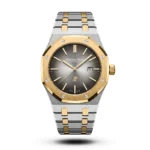 Ap Royal Oak Two Tone Steel Grey Dial Watch
