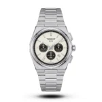 Tissot-Style PRX Chronograph Integrated Panda Dial Watch