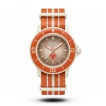 Blancpain X Swatch Scuba Fifty Fathoms Arctic Ocean Nato Watch