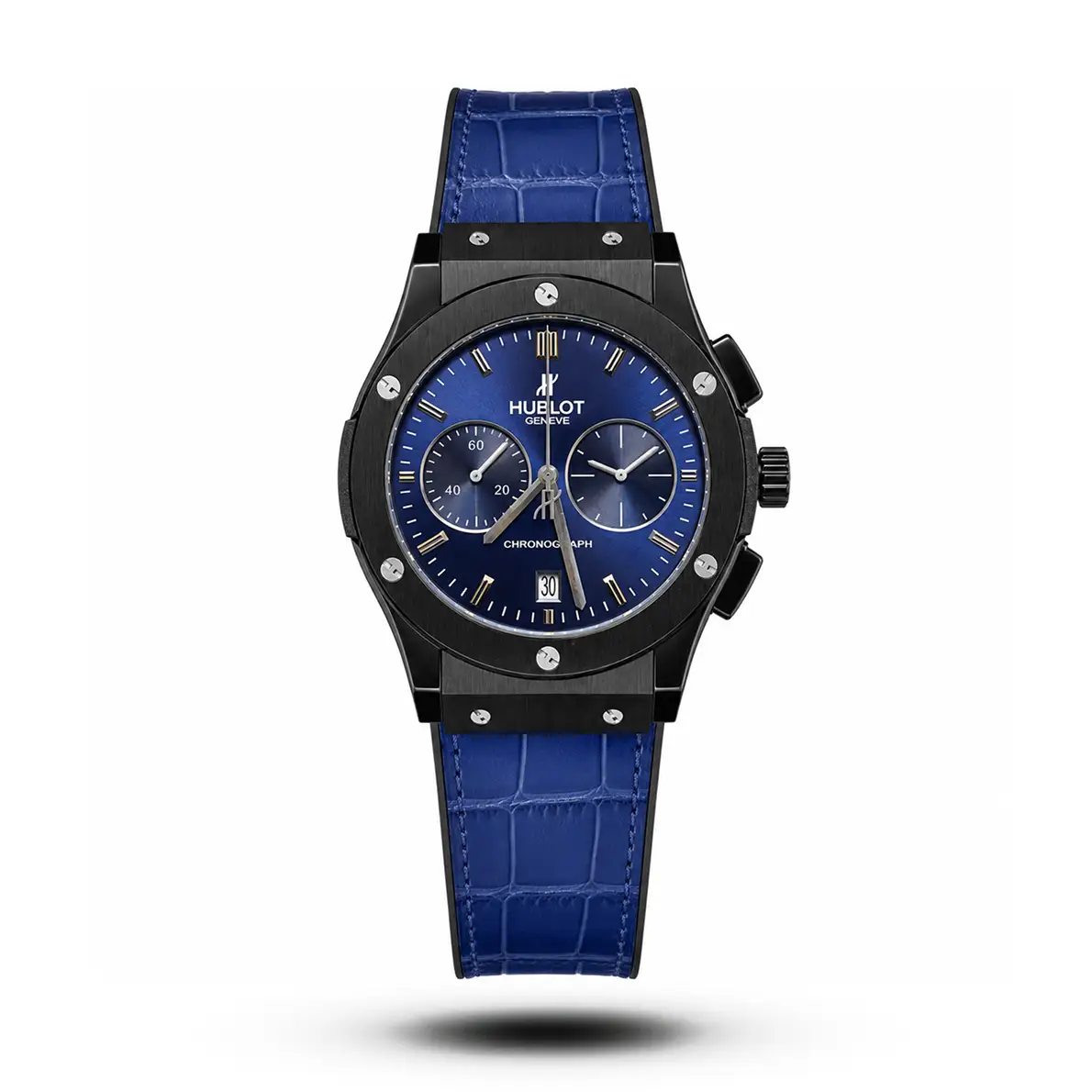 product-68962c4b-2675-4204-8af1-2d33101b4a8c.webp Hublot-Style Classic Fusion Chronograph Black Leather Black Dial Watch - Image 1