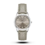 Ibso Boerni Ab Honeycomb Dial Taupe Leather Watch B2366g