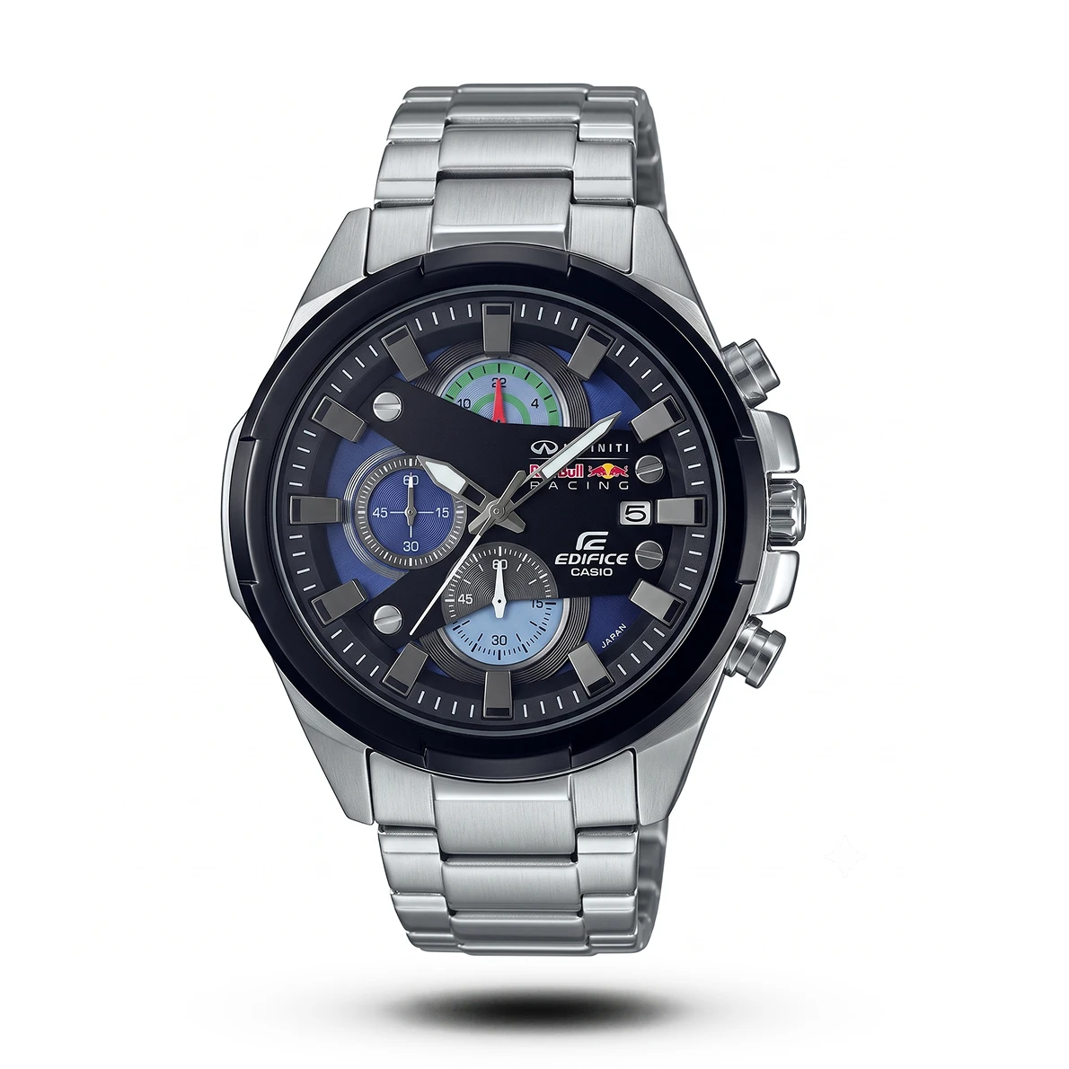 product-69733a84-a63a-4a80-a6e9-209264e18e2a.webp Casio-Style Edifice Red Bull Racing Silver Edition Black Dial Men's Watch - Image 1