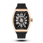 Franck Muller Vanguard Yachting Rose Gold Strap Watch