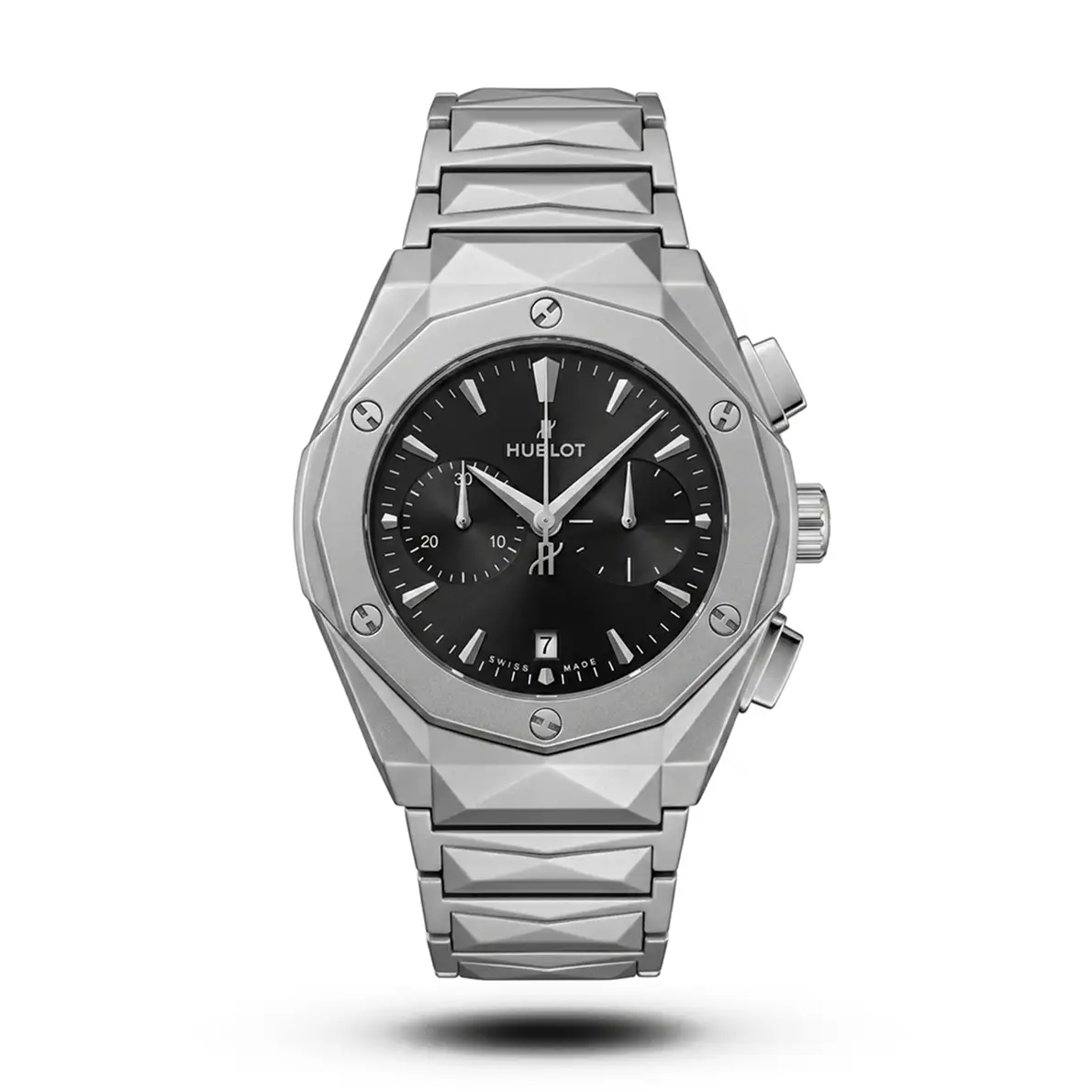 product-7b1379e9-1c84-417e-8635-ac7ba795ed3e.webp Hublot-Style Classic Fusion Orlinski Chronograph Titanium-Tone Steel Watch - Image 1