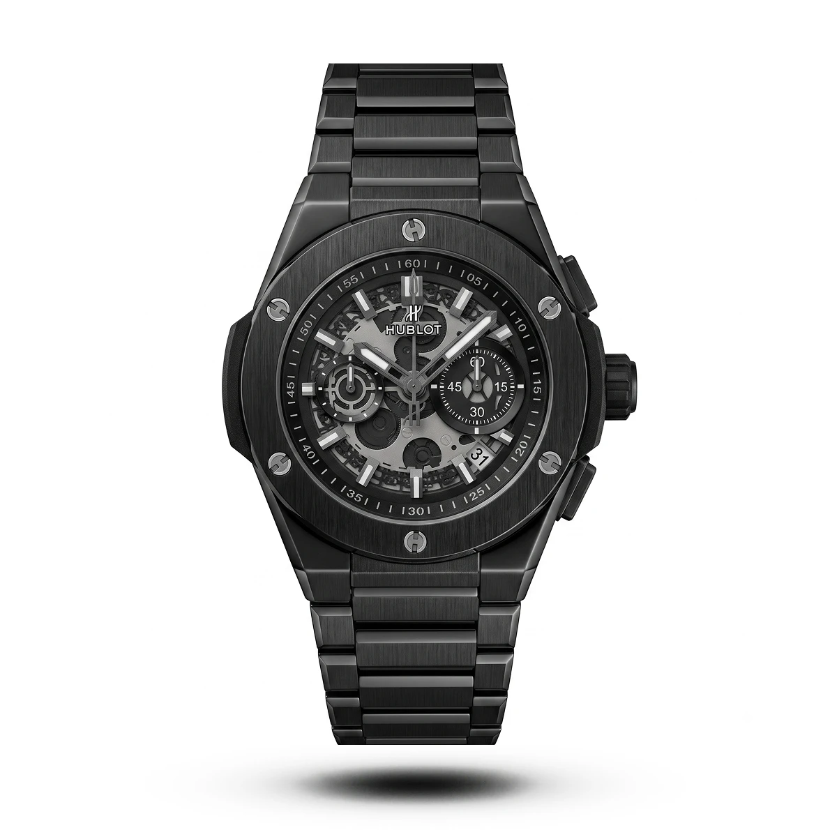 product-7f0423c3-840a-4a47-9805-e93d22cdb756.webp Hublot-Style Big Bang Skeleton Chronograph Full Black Silver Accent Watch - Image 1