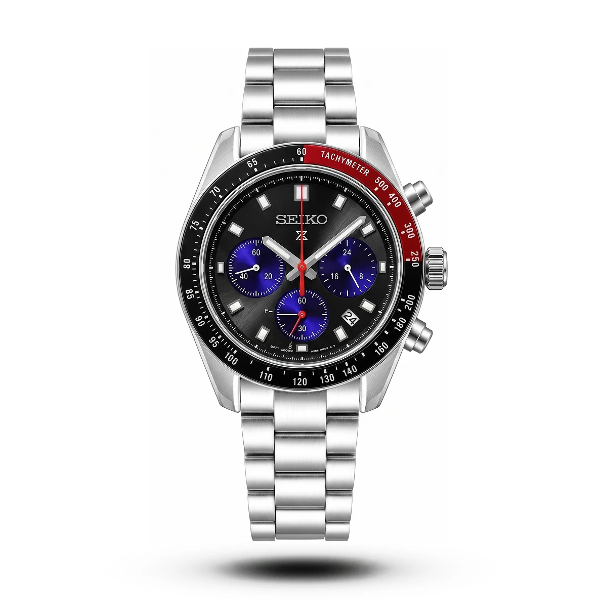 product-8988357d-851a-4712-985c-4a23a7b6b39f.webp Seiko-Style Prospex Speedtimer Solar Chronograph Coke Bezel Steel Watch - Image 1