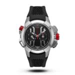 Jacob & Co-Style Epic X Chrono Messi Edition Black Strap Black Dial Watch