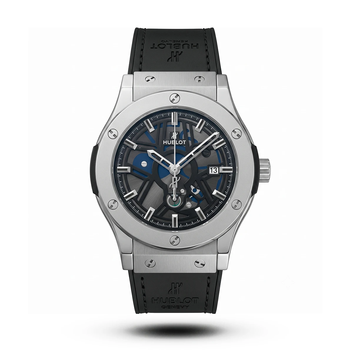 product-9de6d2ff-c646-40cb-8e0d-a302ecb88b06.webp Hublot-Style Classic Fusion Aerofusion Skeleton Black Suede Strap Watch - Image 1