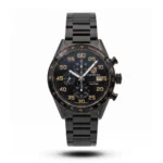 Tag Heuer-Style Carrera Calibre 16 Chronograph Black Case Black Dial Watch