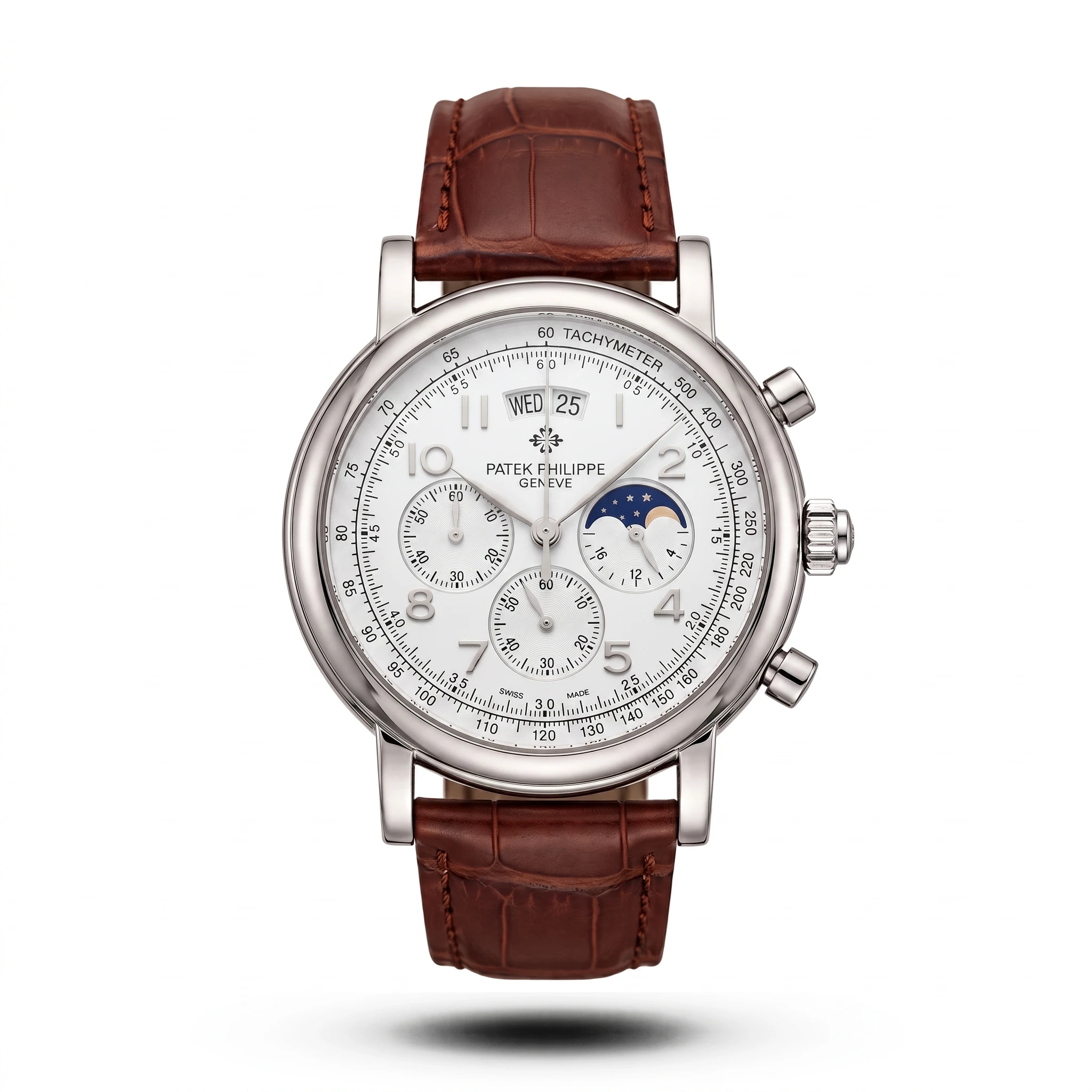 product-a0ba4a71-8e47-41d1-8d93-ebf5d8ff6d07.webp Patek Philippe-Inspired Moonphase Chrono Brown Leather Watch - Image 1