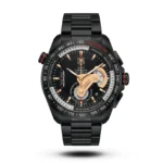Tag Heuer-Style Grand Carrera Calibre 36 Full Black Rose Gold Digit Watch