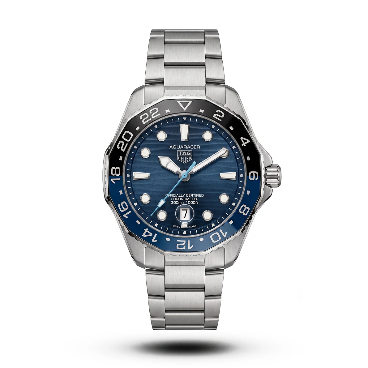 product-a68b9754-4371-4dd3-965b-aff93324cca7.webp Tag Heuer-Style Aquaracer Professional 300 Wavy Blue Dial Steel Watch - Image 1