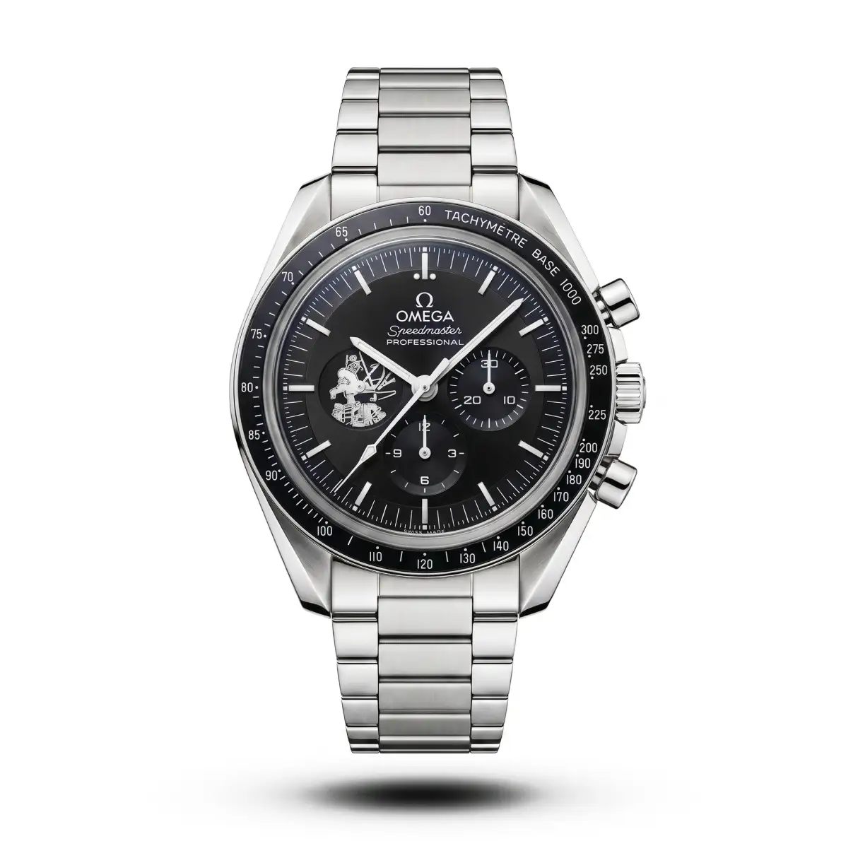 product-a6a93a4e-939e-445b-903a-b5b515b1ef25.webp Omega-Style Speedmaster Apollo 11 Black Dial Men's Watch - Image 1