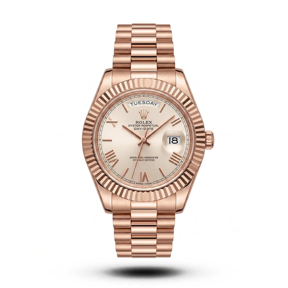 product-a7d76aa9-ecd7-4446-bb20-6bffe534e37d.webp Rolex Inspired Day-Date Rose Gold-Tone Alloy Men'S Watch - Image 1