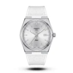 Tissot PRX Powermatic 80 white Strap plain white dial Watch | AA Grade Inspired