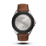 Fossil Octagon Mustard Leather Grey Dial Watch