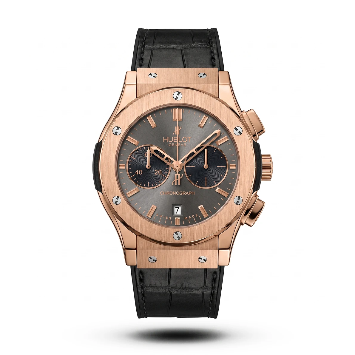 product-c47c5df6-a9e5-45c9-aaae-cf01748ee5a3.webp Hublot-Style Classic Fusion Chronograph Black Leather Watch - Image 1
