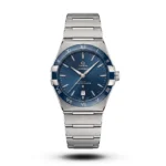 Omega Constellation Co-Axial Master Chronometer Blue Dial Steel Watch