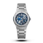 Hublot Classic Fusion Aerofusion Skeleton Blue Dial Silver Tone Watch
