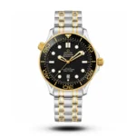 Omega Seamaster Diver 300M Two-Tone black dial Watch