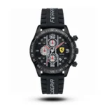 Scuderia Ferrari-Style Chronograph Silicone Strap Men's Watch