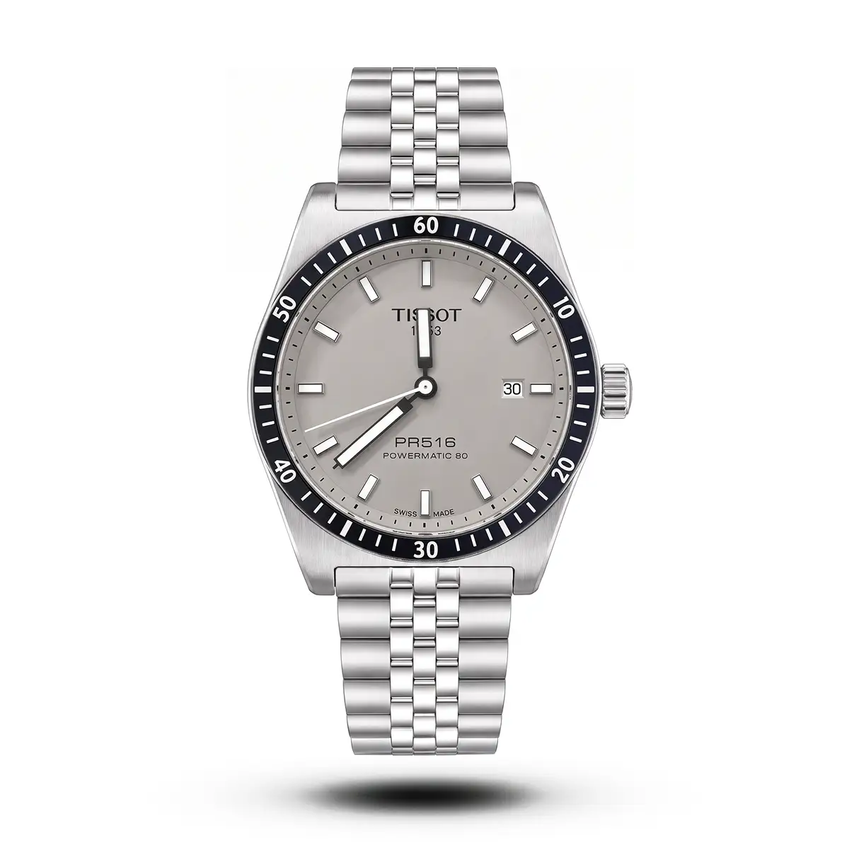 product-e8d71e68-bcbc-47d9-8fa9-9c57f3e33c66.webp Tissot-Style PR516 Powermatic 80 Heritage Grey Dial Watch - Image 1