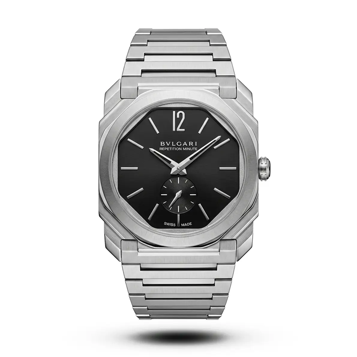 product-efd1e779-295f-4ab4-b32f-2ec7f16aa651.webp Bvlgari-Style Octo Finissimo Small Seconds Matte Alloy Black Dial Watch - Image 1