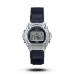 Casio Style Steelridge Urban Guard Silver Bezel Black Dial Black Belt