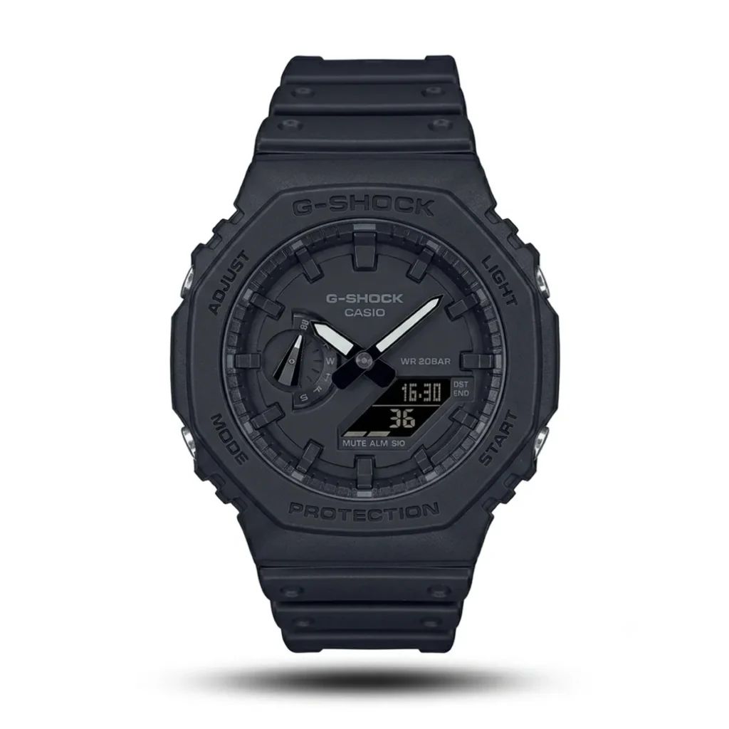 Casio Style G Shock Ga 2100 Full Black Edition