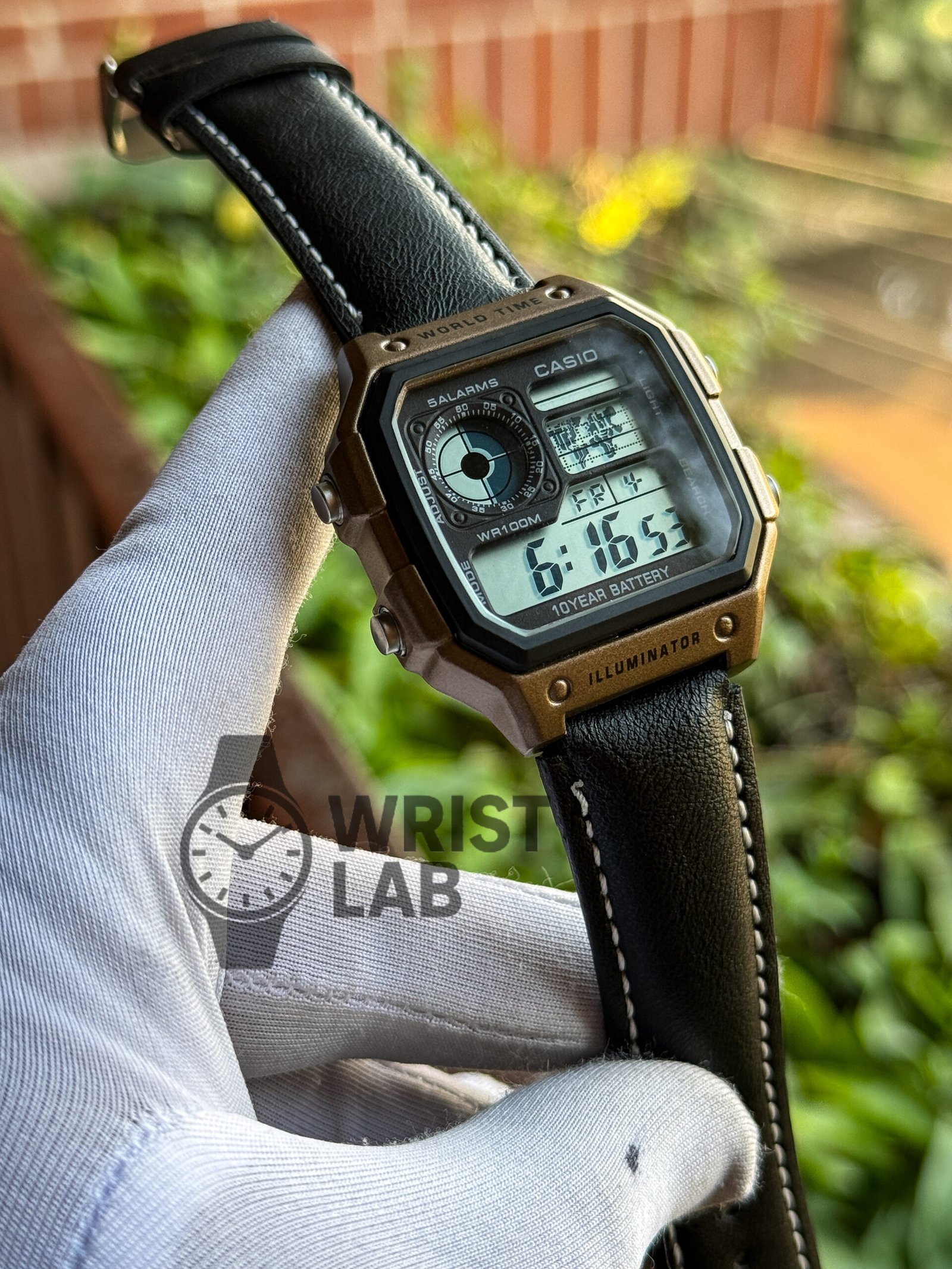 1352580627441046.jpg Casio Style Royale Black Leather Bronze Case