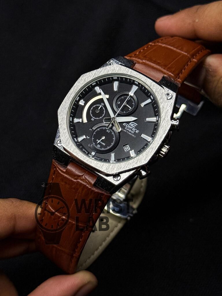 Edifice Chronograph Leather