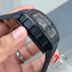 RM Bubba Watson Skeletonized Silicone Strap black case Watch | - Image 3