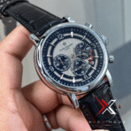 Patek Philippe Tri-Compax Chrono black Leather black dial Watch - Image 2