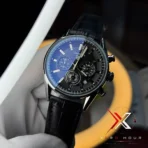 TAG Heuer Carrera Chrono black Leather black dial Watch | AA Grade Inspired - Image 6