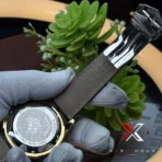 TAG Heuer Carrera Chrono brown Leather white dial gold tone Watch | AA Grade Inspired - Image 6