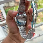 AP Royal Oak Skeleton Silver White Watch - Image 4