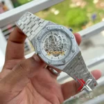 AP Royal Oak Skeleton Silver White Watch