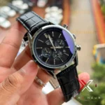 TAG Heuer Carrera Chrono Tri-Compax black belt silver case Watch - Image 3