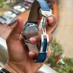 TAG Heuer Carrera Chrono blue Leather blue dial Watch - Image 7